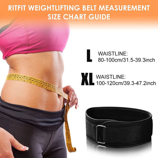 Gym Weightlifting Belt Adjustable Waist